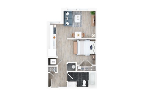 1 BED 1 BATH K at Jayde Parkside Apartments, Washington, DC, 20019